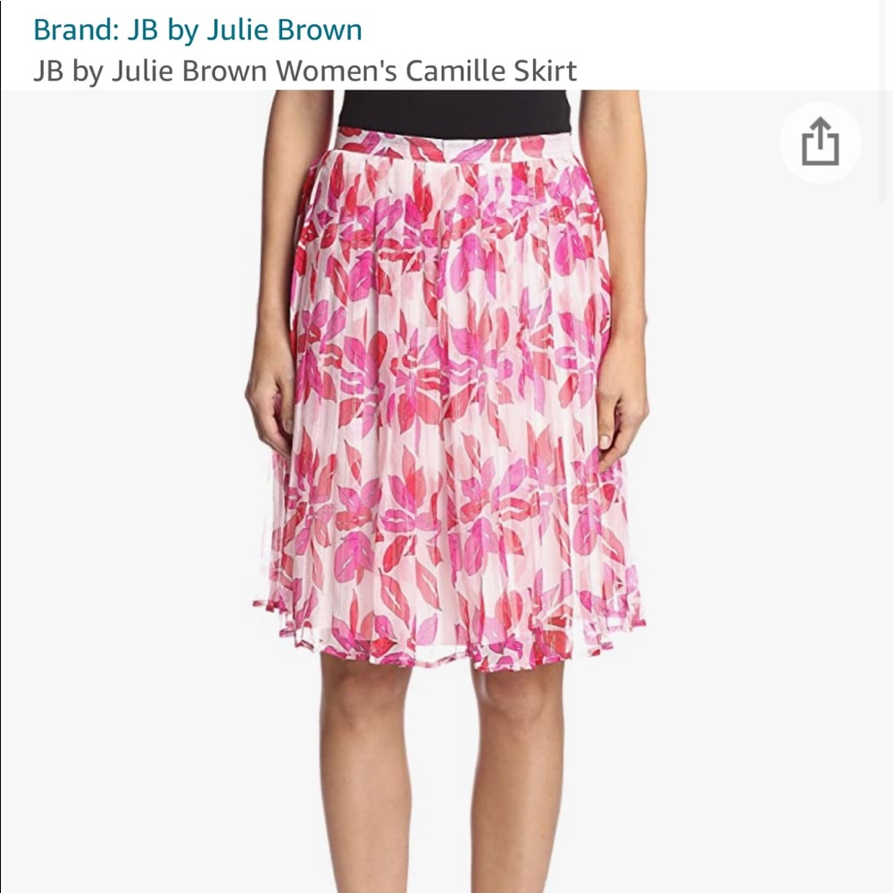 Cute feminine skirt with lips design. Size medium
